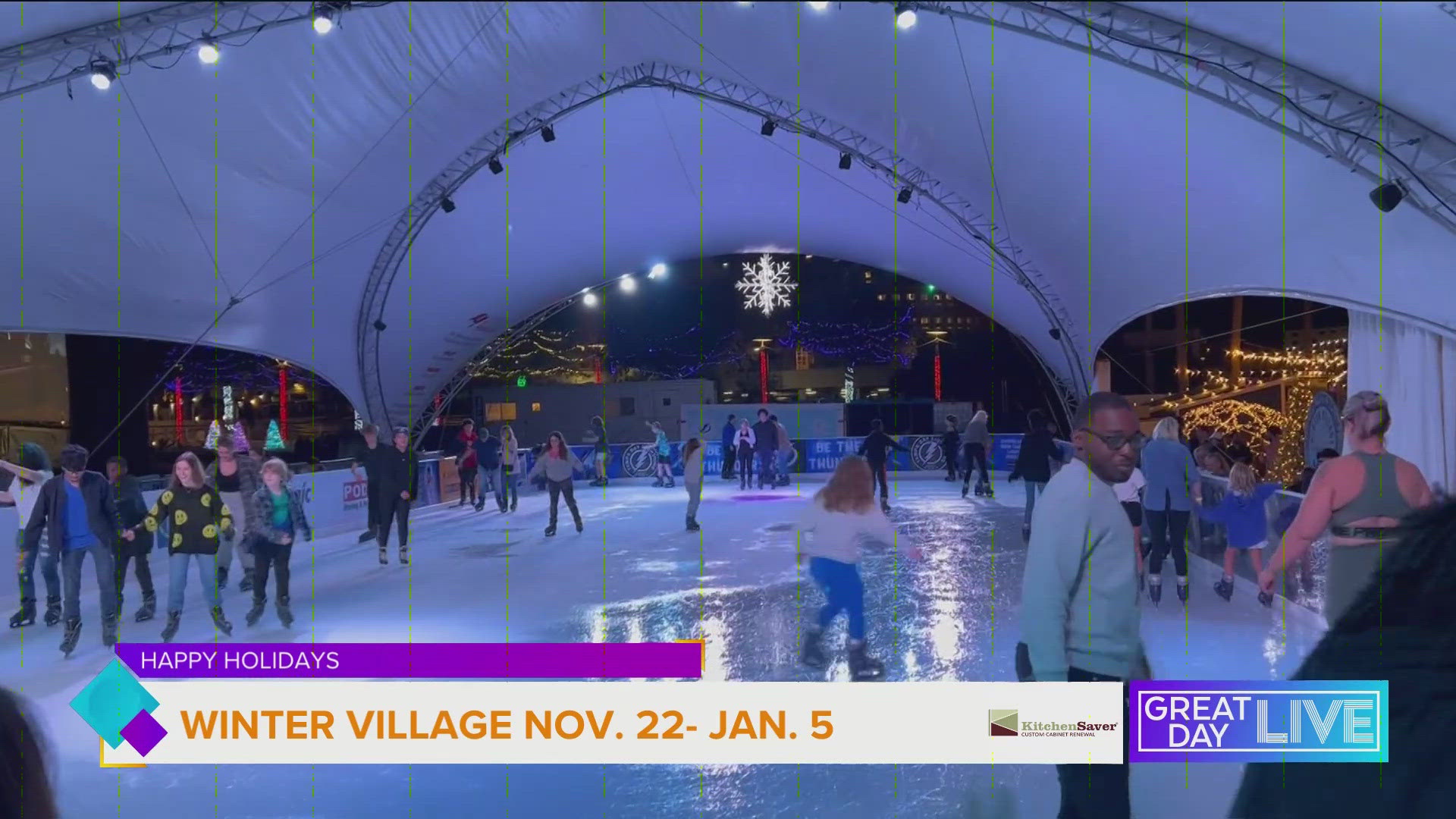 From ice skating, to shopping to specialty drinks, the holidays come to life at Winter Village at Curtis Hixon Park Nov. 22nd through Jan. 5th. 