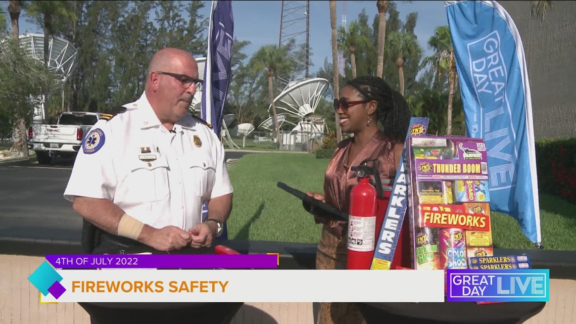 Safety first when lighting off fireworks this holiday