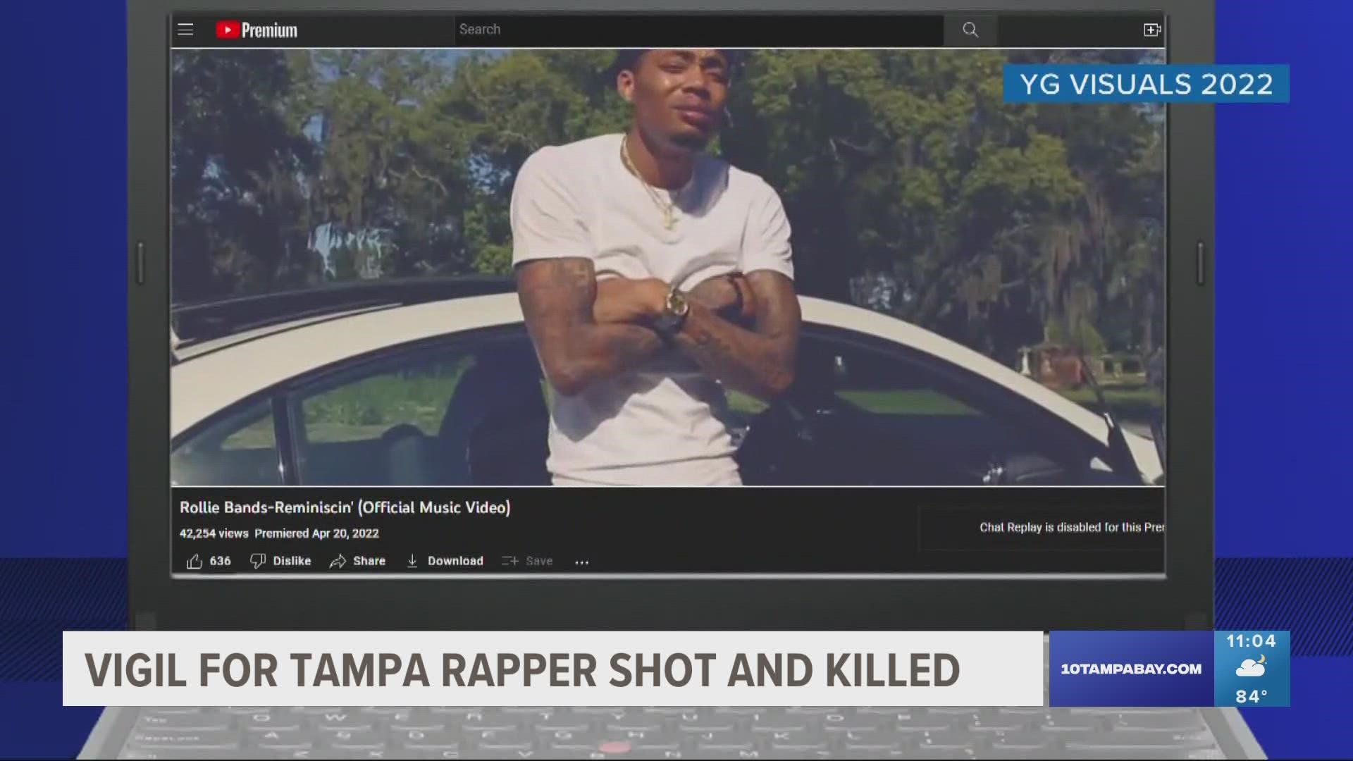 Ari Williams, also known by his rapper name as Rollie Bands was shot and killed two weeks ago in Tampa.
