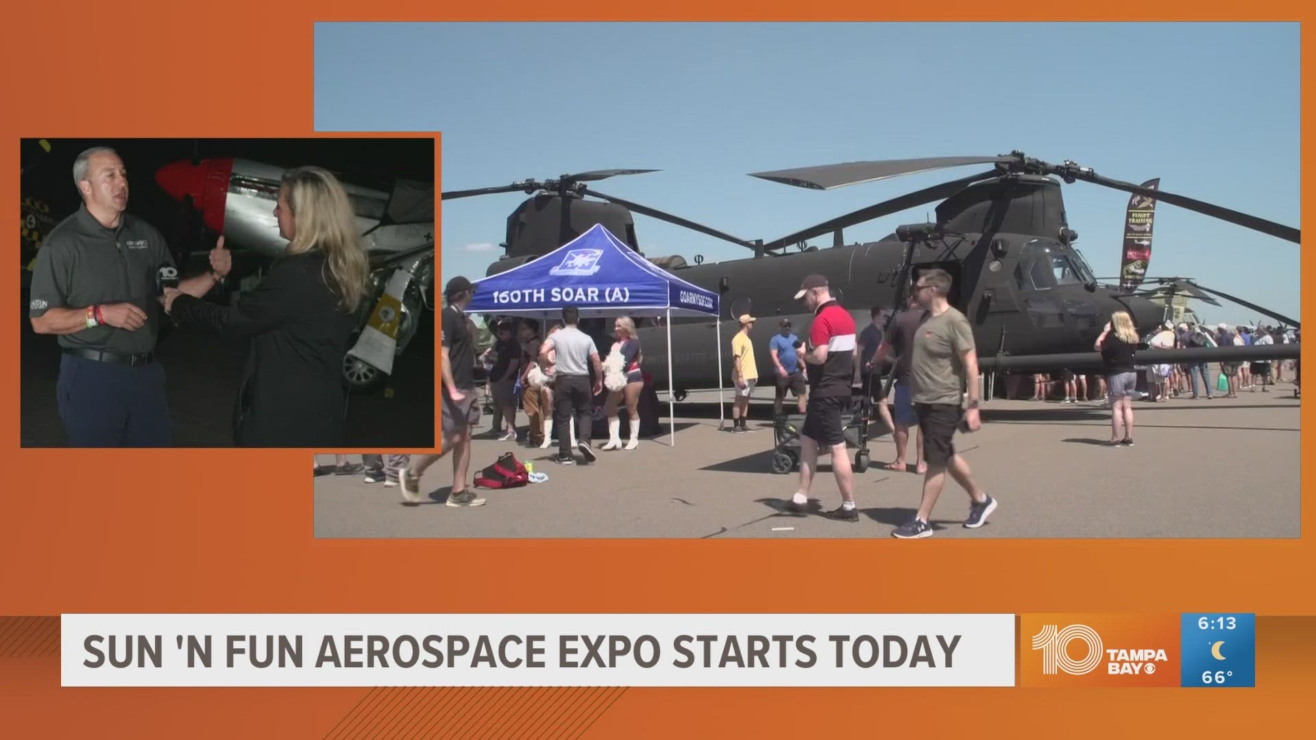 The expo features air shows, special musical guests and activities for the whole family.