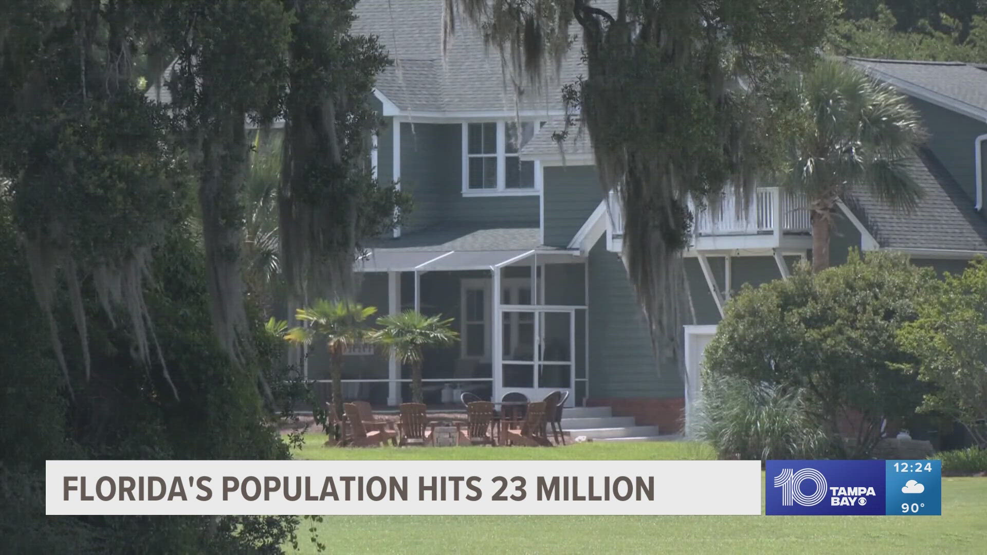 According to state data, the increase in population meant about 1,000 people moved to the Sunshine State each day in 2023.