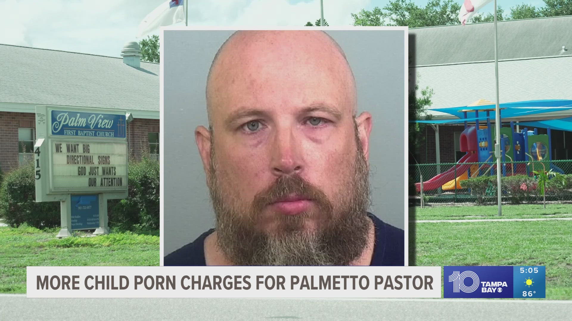 Jonathan Elwing resigned as senior pastor of Palm View First Baptist Church after his arrest.
