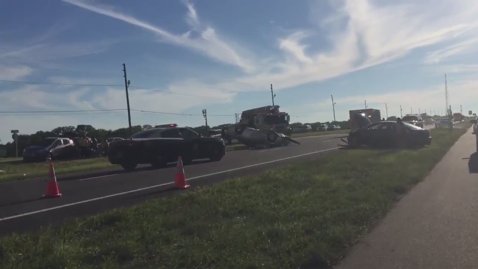 Two injured in crash near Gandy Bridge