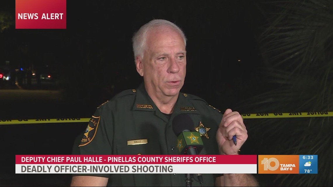 St Petersburg police officer shoots kills man armed with gun