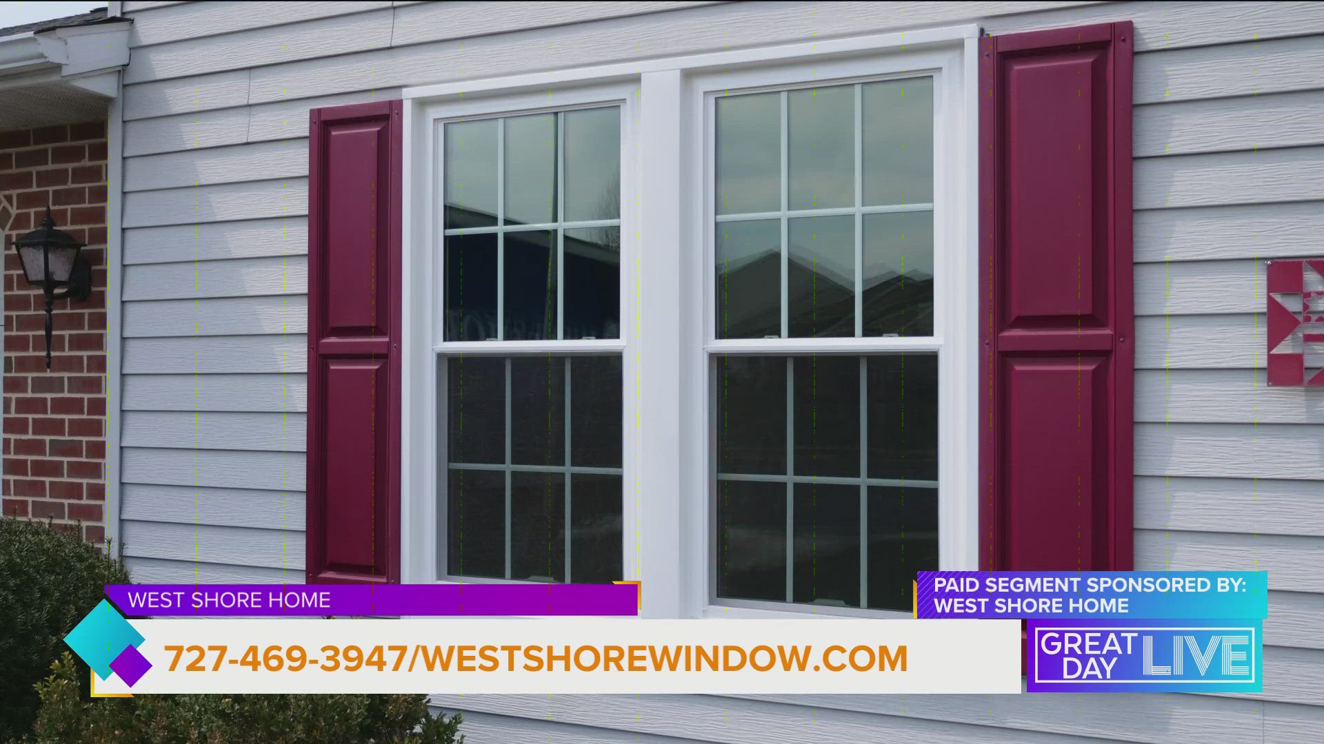 This story is sponsored by: West Shore Home. You can get all new windows to upgrade and protect your home from West Shore Home. Just call 727-469-3947.