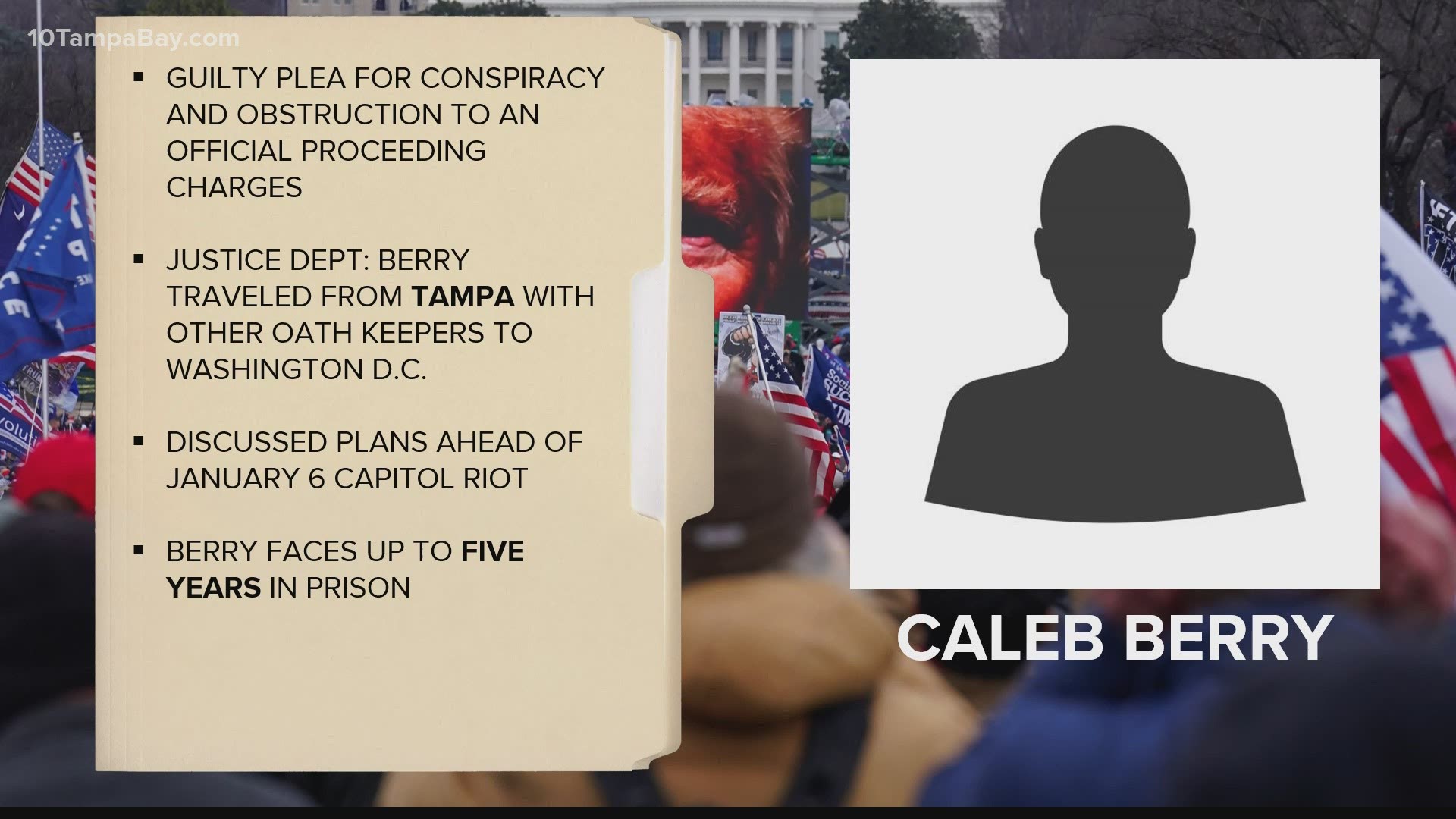 Caleb Berry agreed to cooperate with prosecutors in their investigation of the Jan. 6 insurrection, according to the Department of Justice.