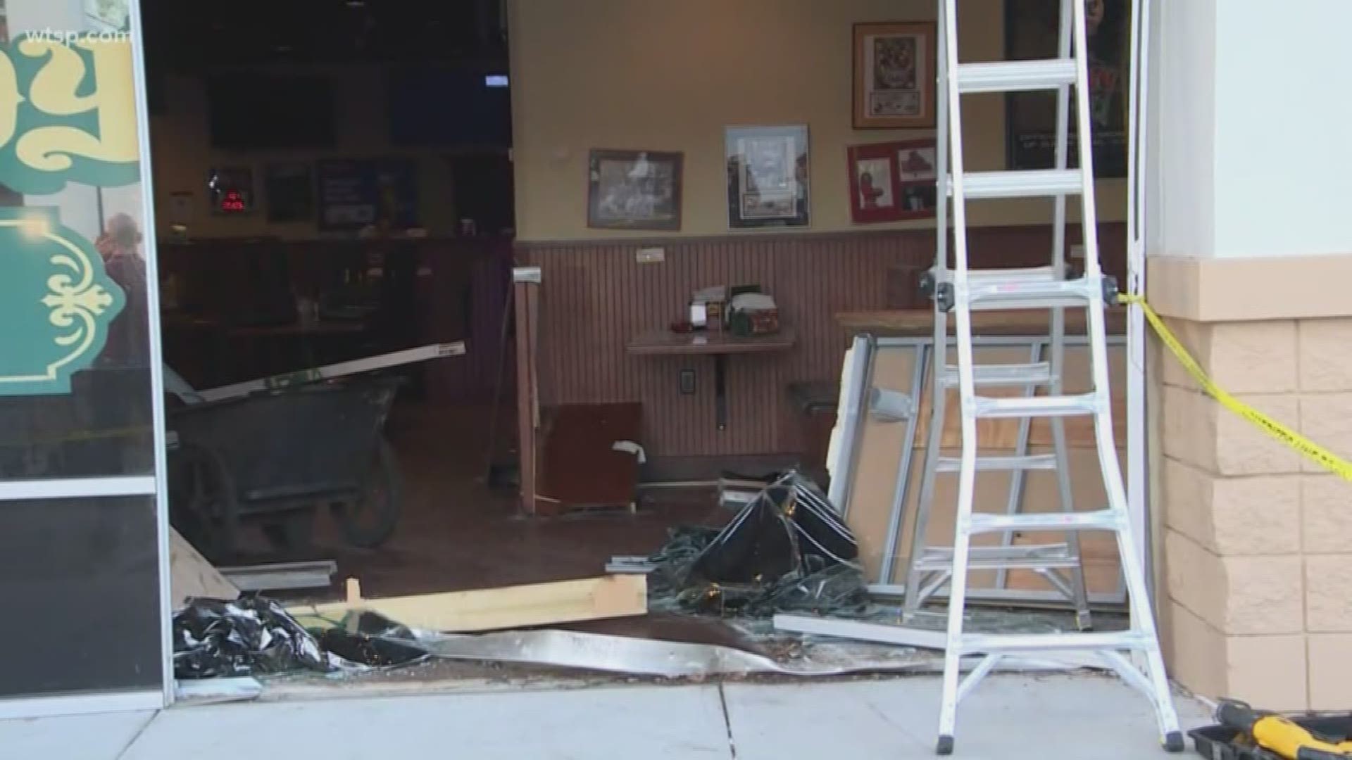 Six people, including the driver, have been rushed to area hospitals after a car crashed Tuesday afternoon into a Spring Hill restaurant.