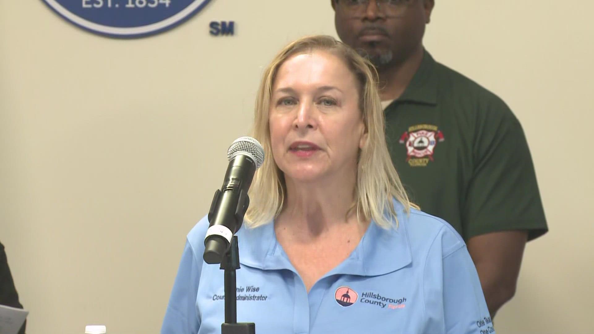 Leaders urge people who are evacuating to get to safety by Tuesday evening.