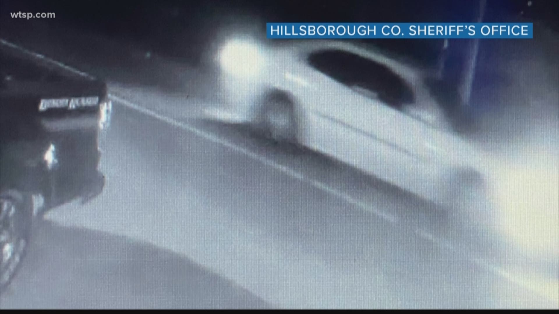 The Hillsborough County Sheriff's Office released pictures of the suspected car involved.