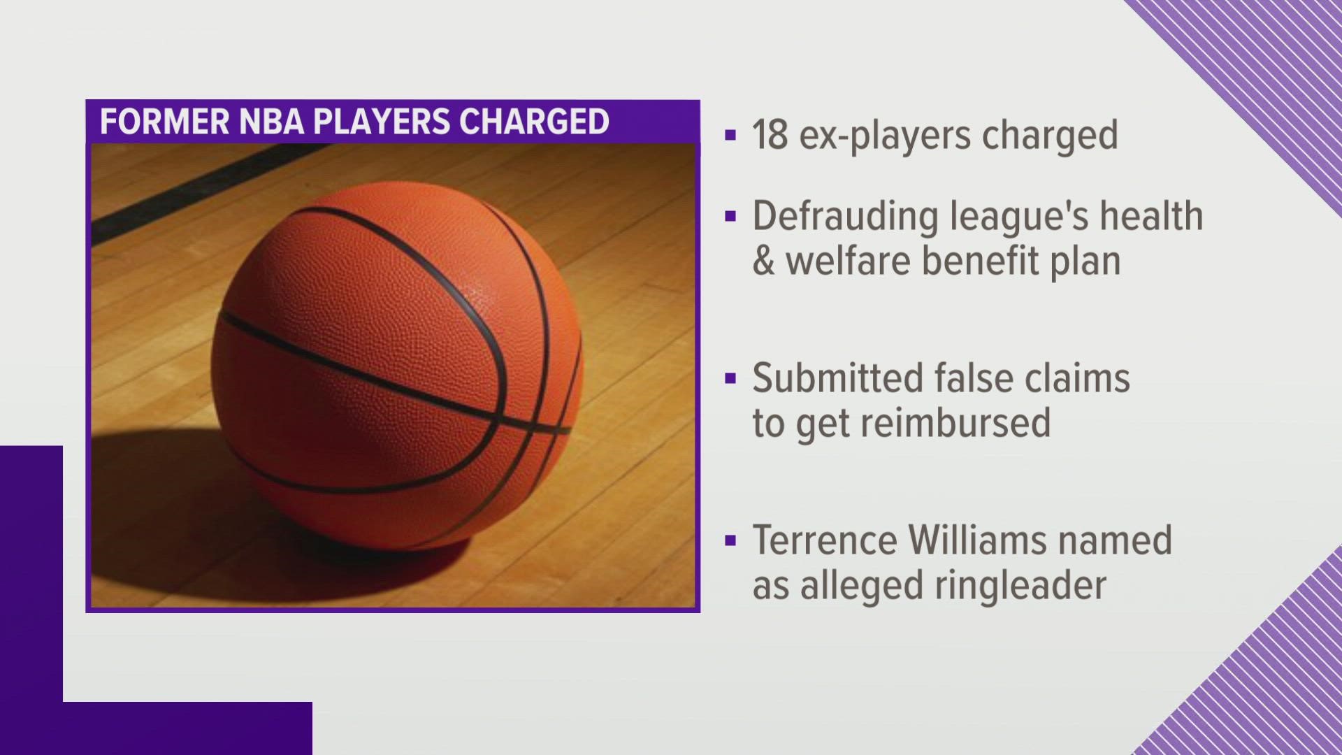 The indictment said the ex-players submitted false and fraudulent claims for reimbursement of medical and dental expenses that were never incurred.