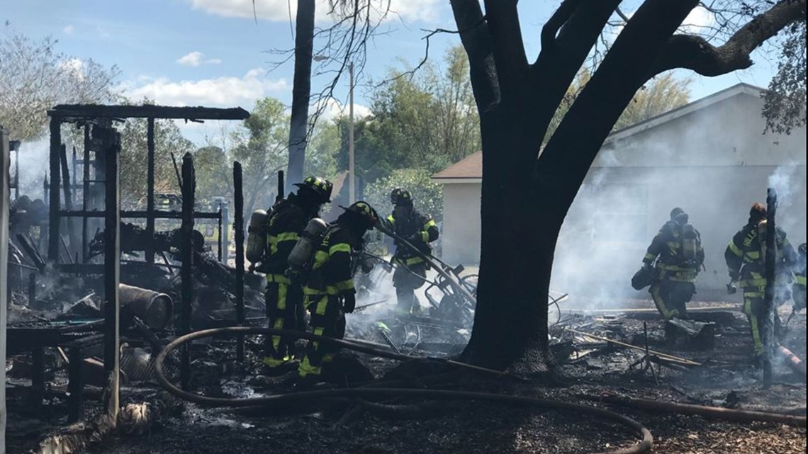 Firefighters battle fire in Brandon neighborhood | wtsp.com