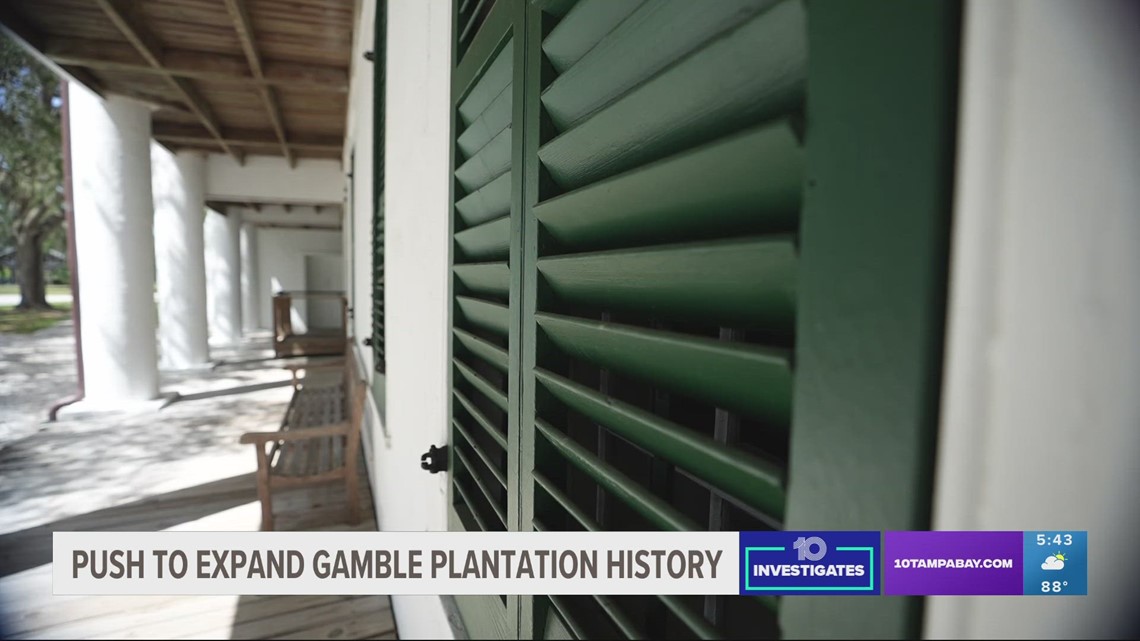 Gamble Plantation in Florida had 190 slaves at its peak — and still stands today