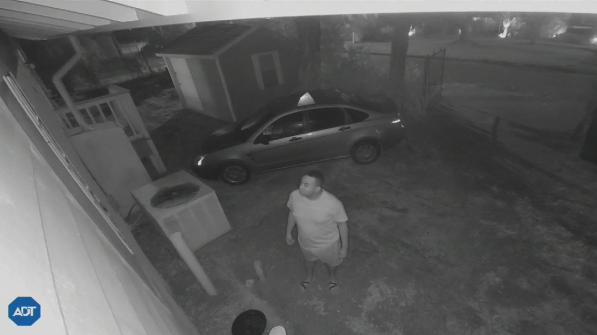 For weeks, Tampa police said a man was caught on surveillance video several times, peering into the windows of an unsuspecting woman.