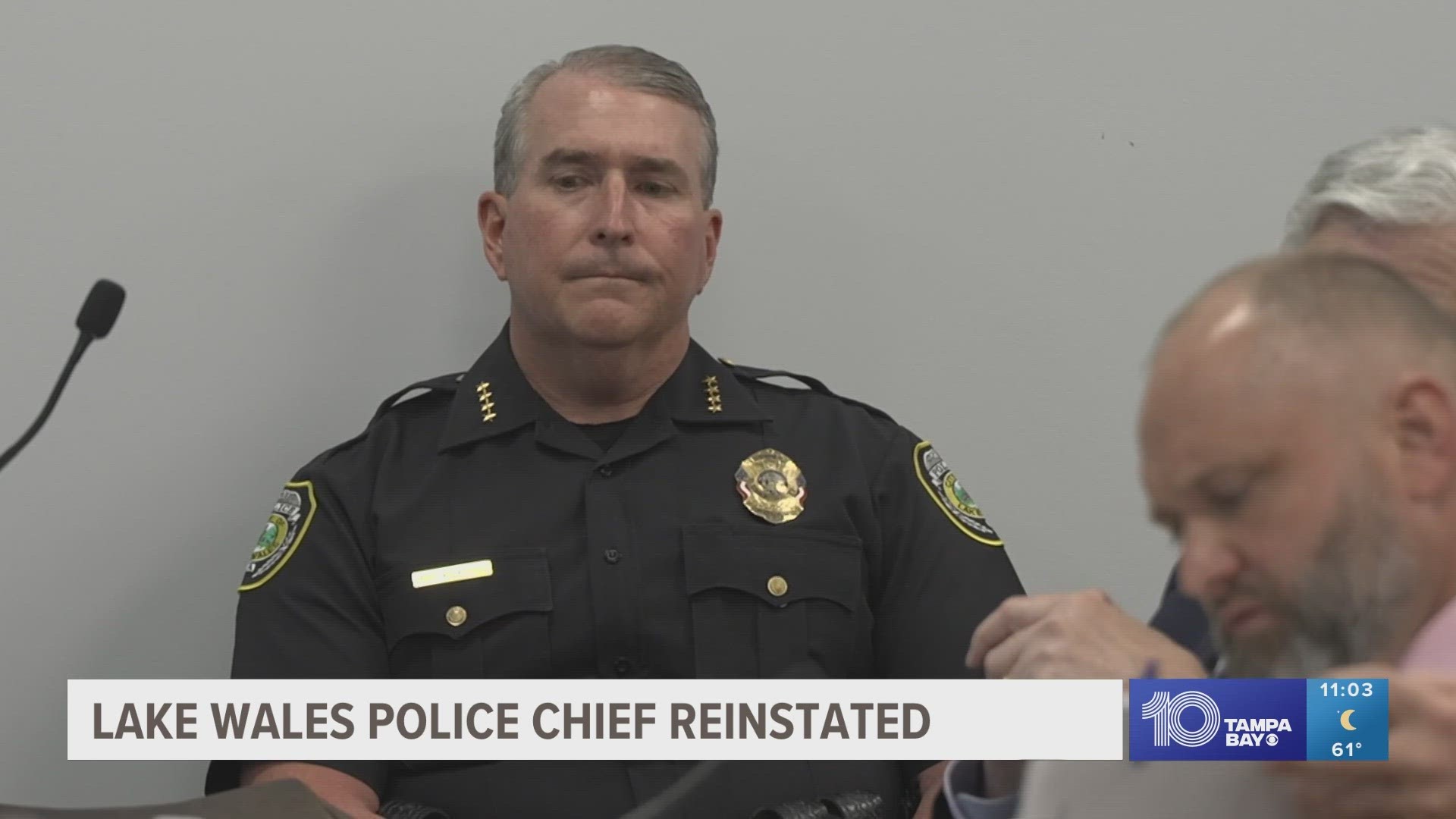 In March, the police chief was sent a letter by the city manager stating the search for his replacement would soon begin following allegations of nepotism.