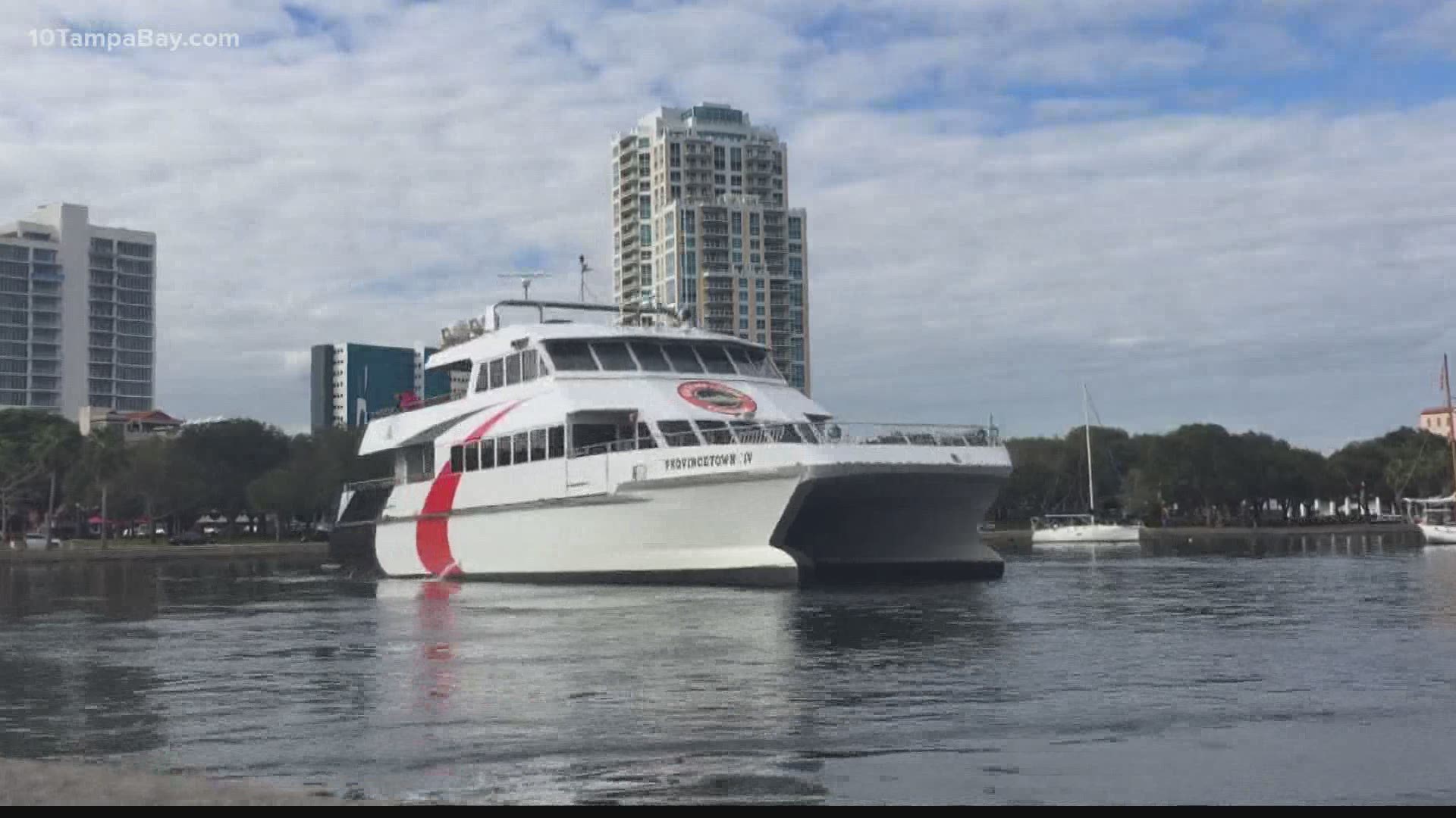 The Tampa docking location is moving in preparation for Super Bowl LV.