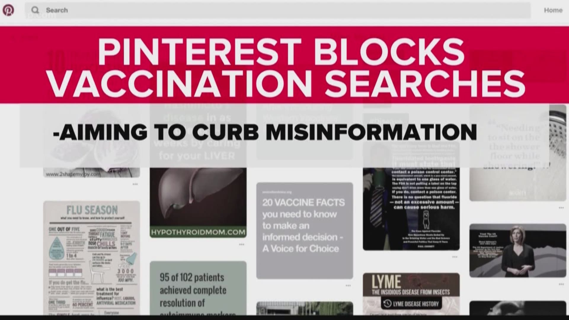 Pinterest said it tried to take down only anti-vaccine content but couldn’t, so the company took it a step further.