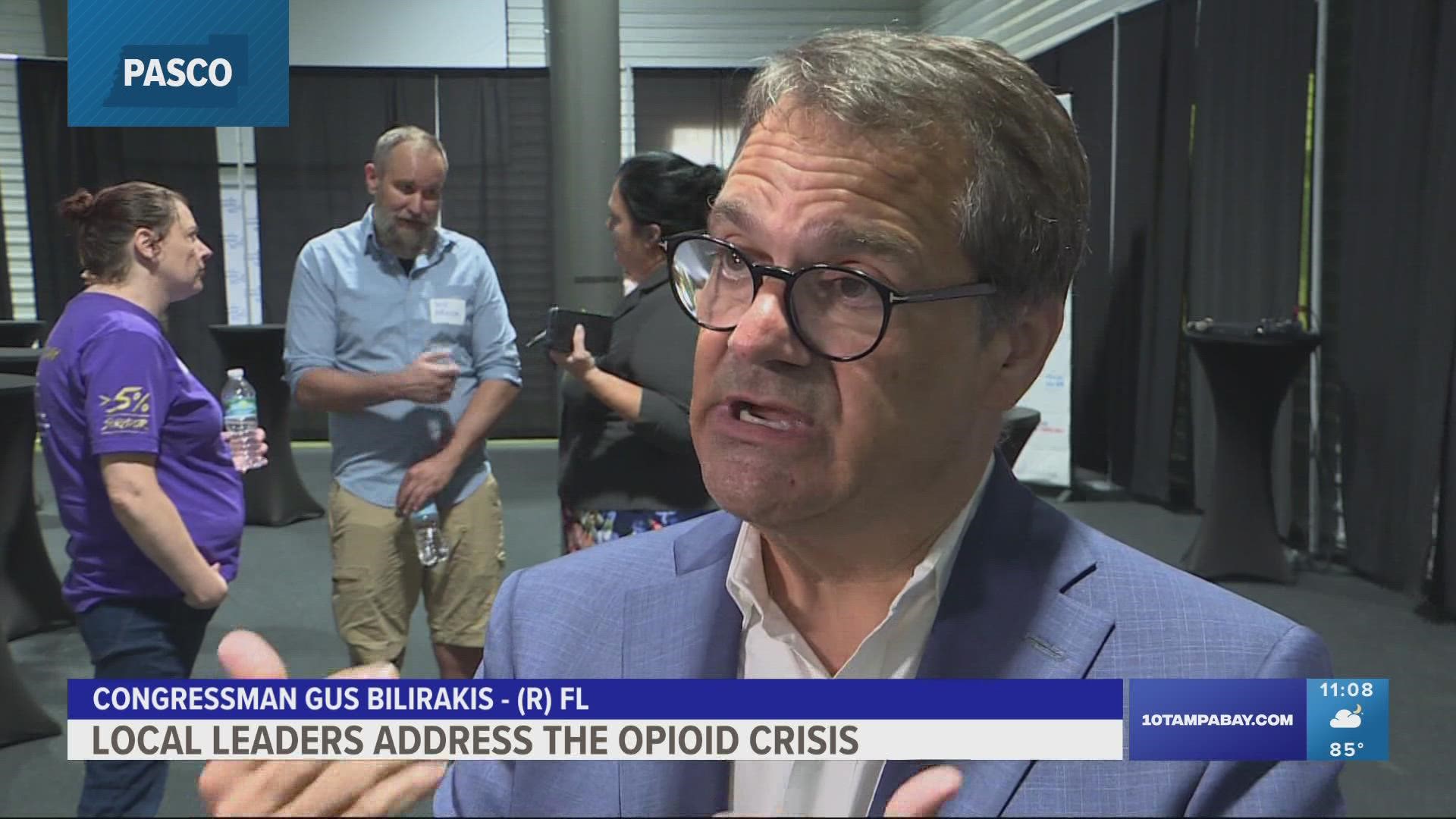 Congressman Bilirakis attended a Pasco County meeting with business leaders and community members to discuss what they need to do to stop the opioid crisis.