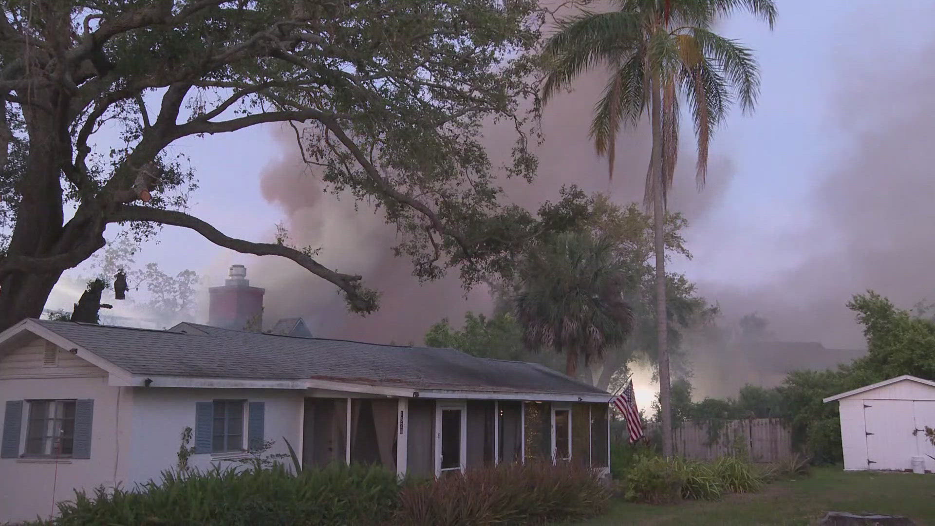 Fairwinds Treatment Center went up in flames early Sunday morning. Crews say 17 residents and five staff members were evacuated after the fire started.