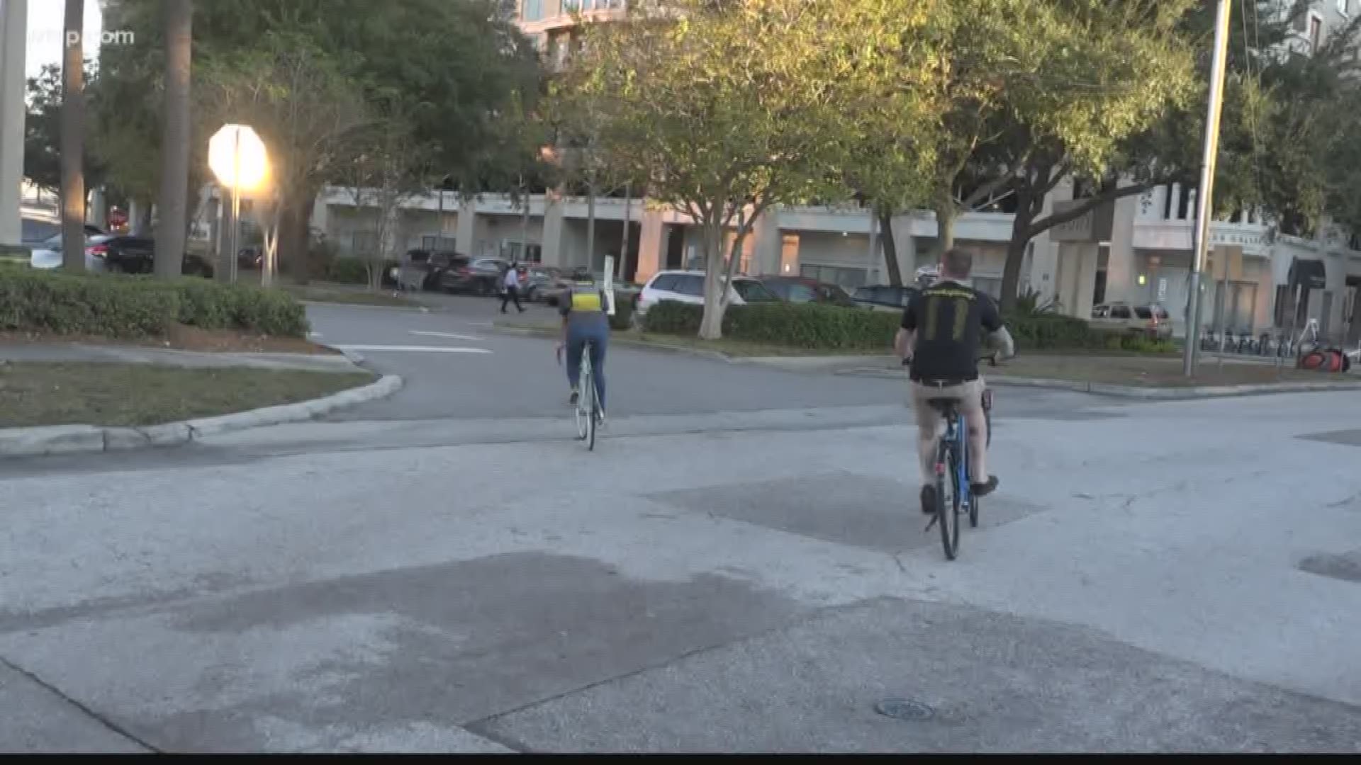 Tampa Bay neighbors are hopping on their bikes and peddling out to give back for "Cranksgiving."