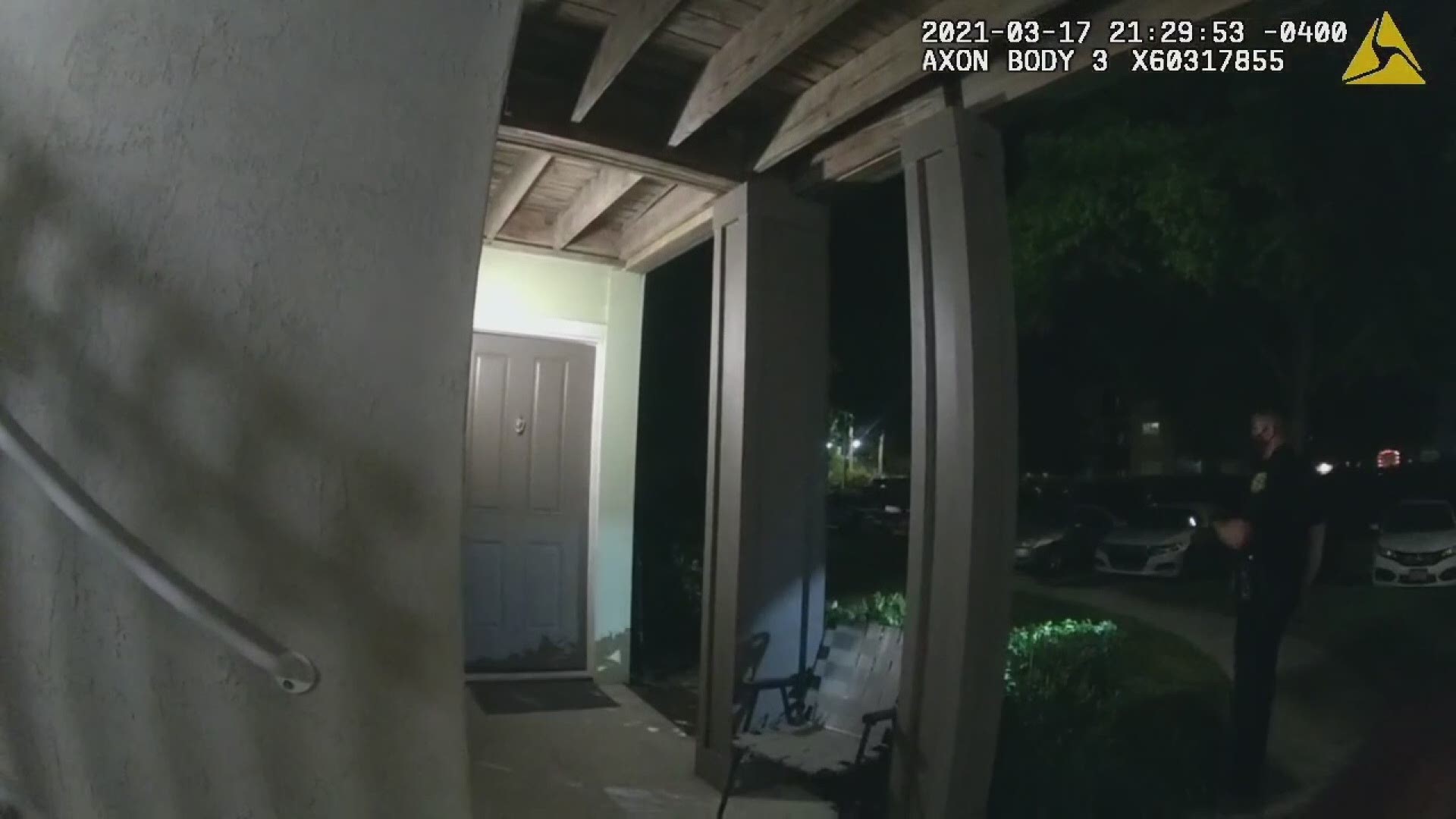Body camera video captured the moment a Tampa police officer shot a dog that ran toward her.