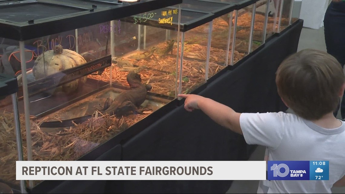 Repticon held at Florida State Fairgrounds