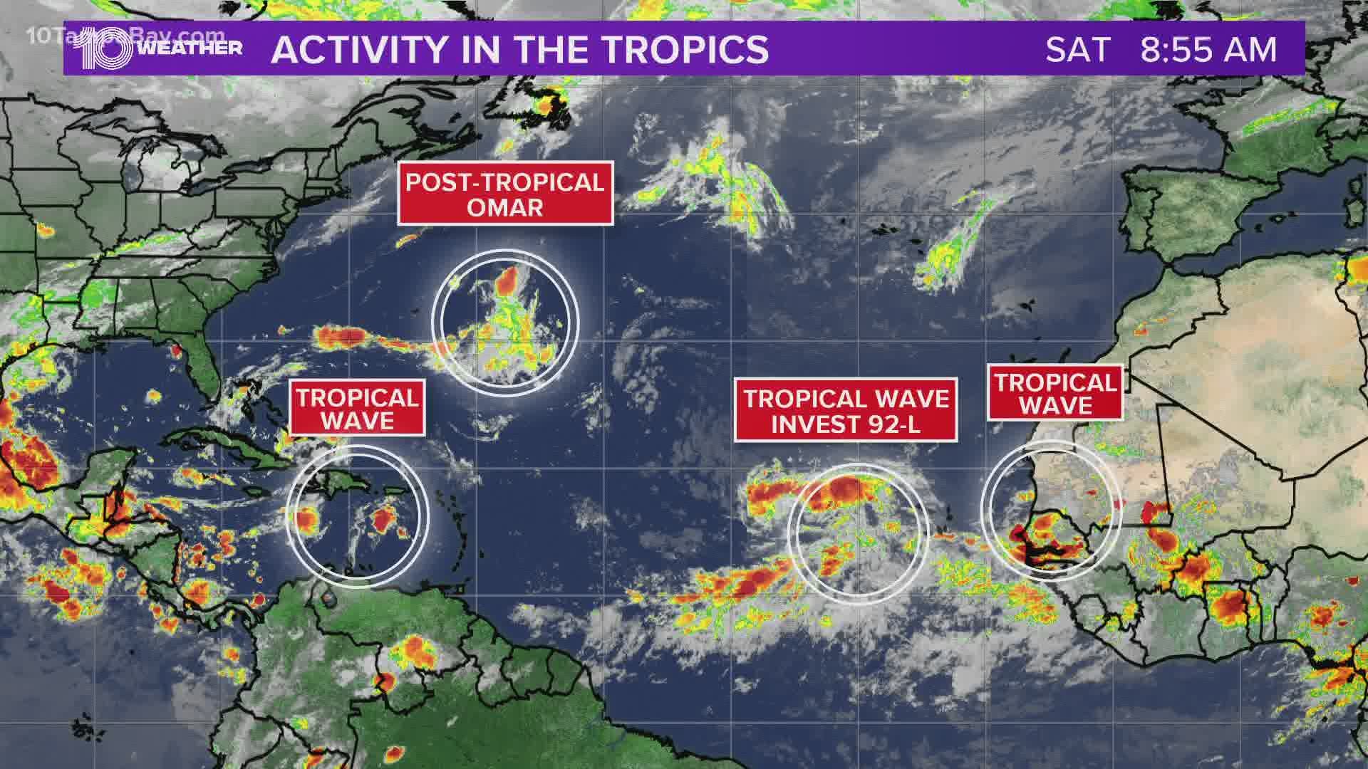 Tropical Waves Off African Coast Creates A Trio Of Concerns