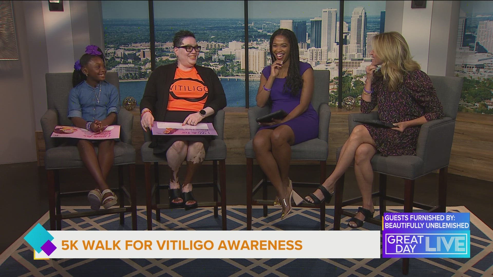 Beautifully Unblemished, a support group for Vitiligo, is hosting a walk-a-thon September 30th at Al Lopes Park in Tampa. For more: www.BeautifullyUnblemished.com
