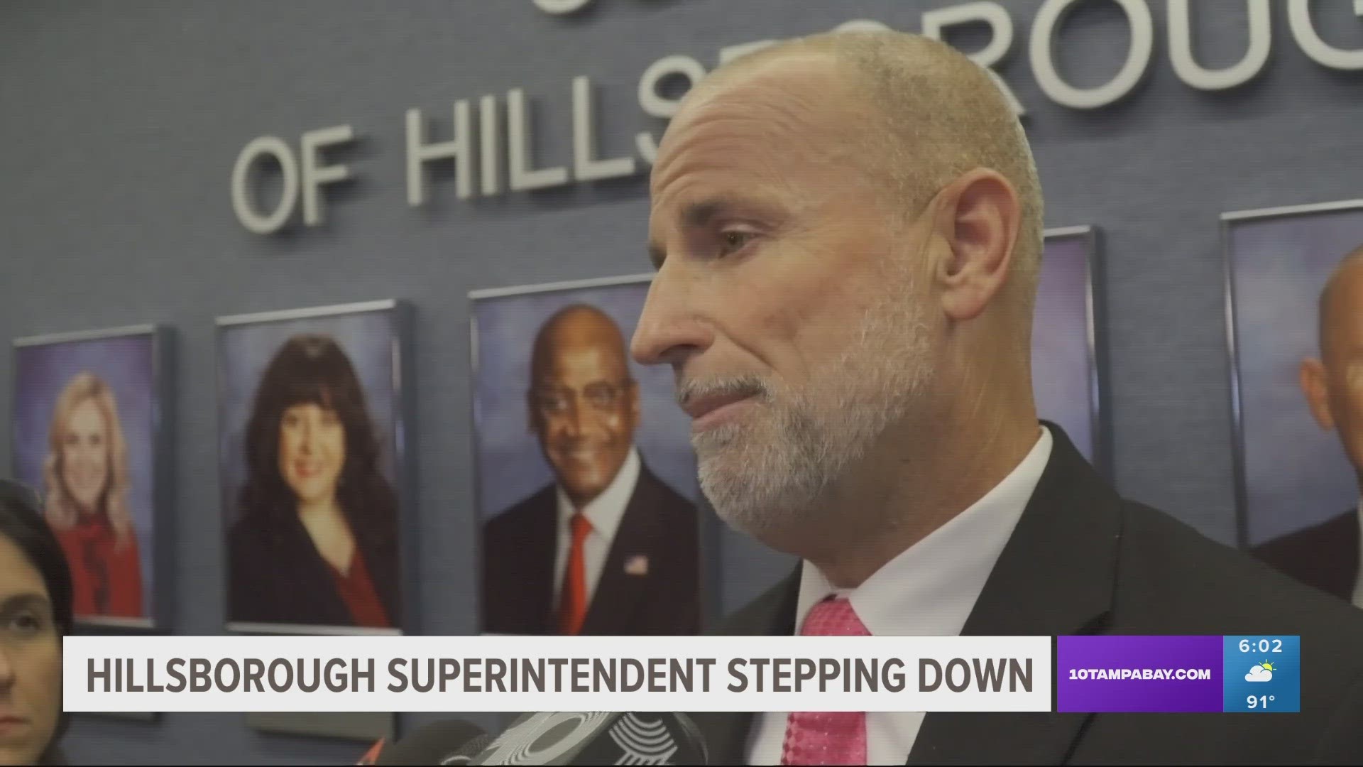 Davis told 10 Investigates he will be the Hillsborough superintendent "every single day." Five weeks later, he resigned.