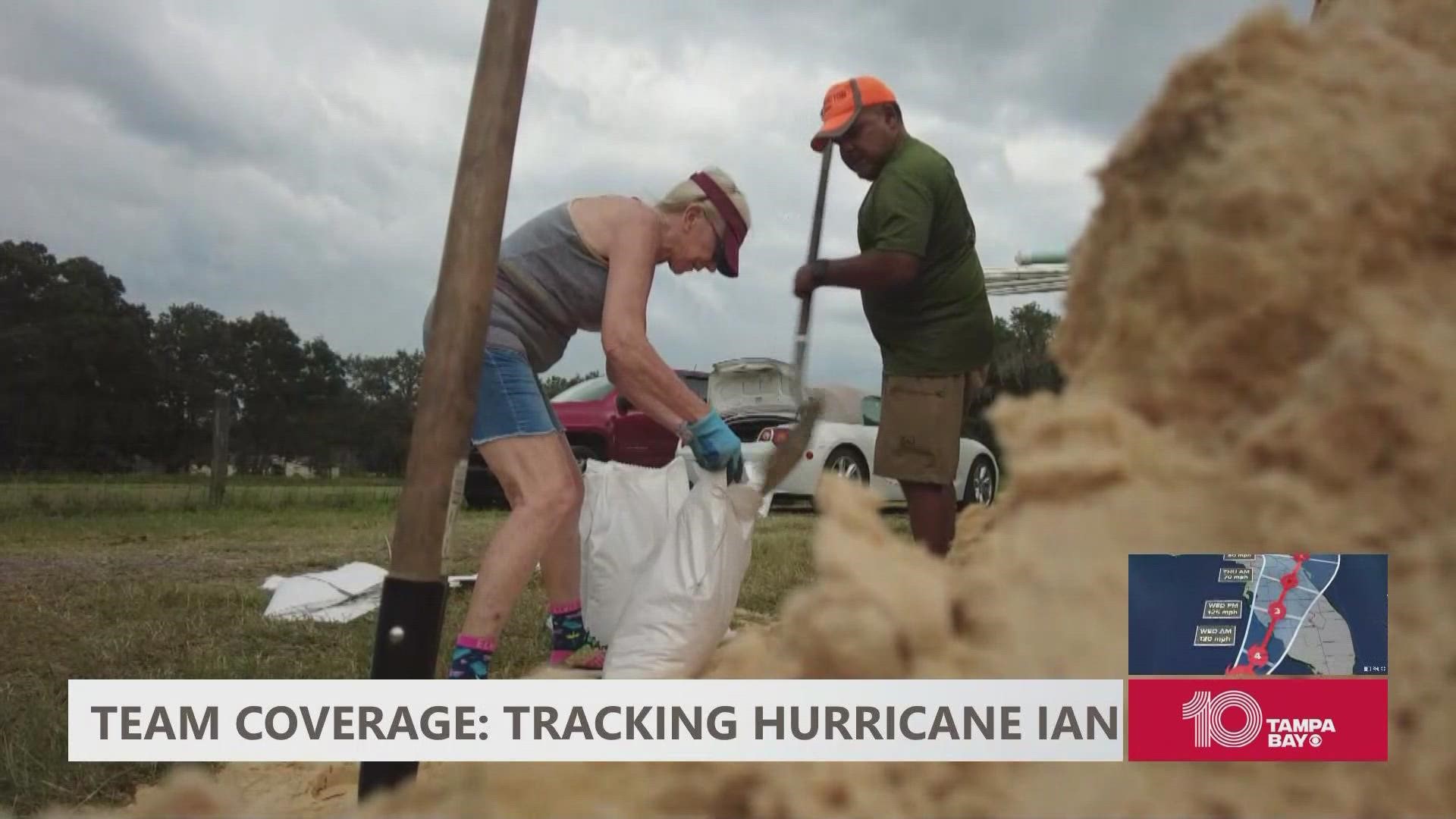 As of the 2 a.m. advisory, Hurricane Ian remains a Category 3 storm and was located about 95 miles southwest of Naples, Florida, with sustained winds of 120 mph.