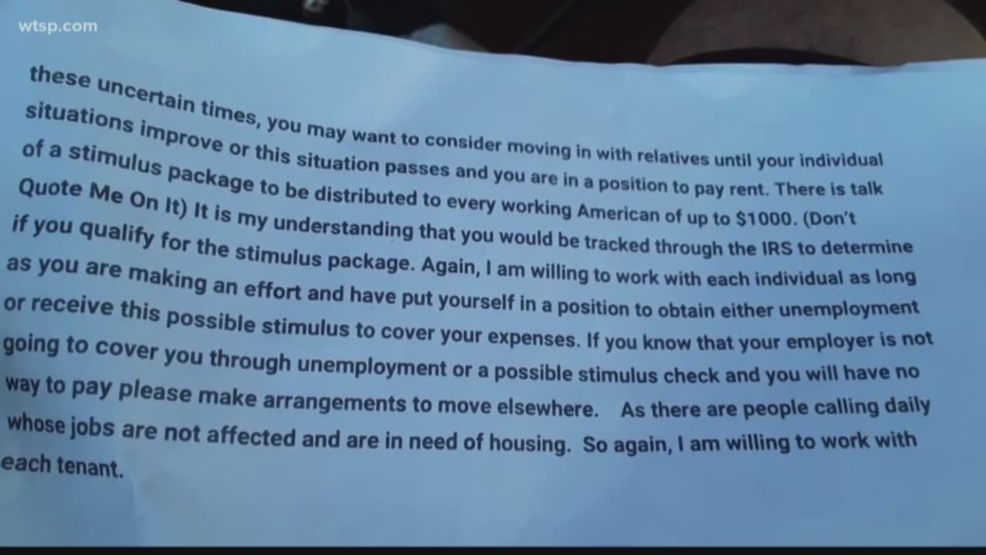 Service industry workers reached out to 10Investigates for help.