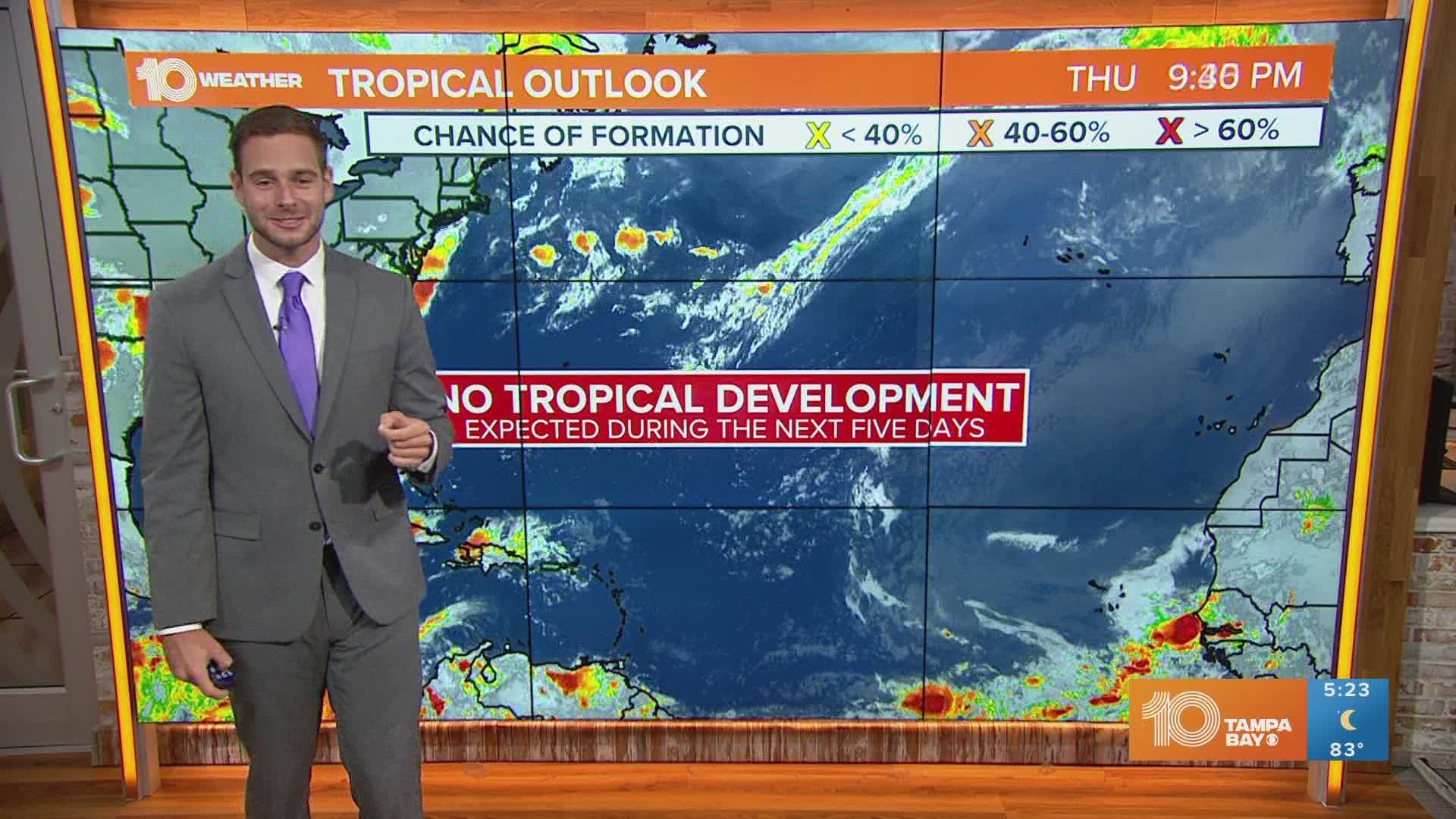 Tracking The Tropics Nothing Brewing In The Atlantic Right Now Wtsp