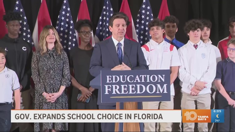 Florida Gov. DeSantis signs school choice expansion into law