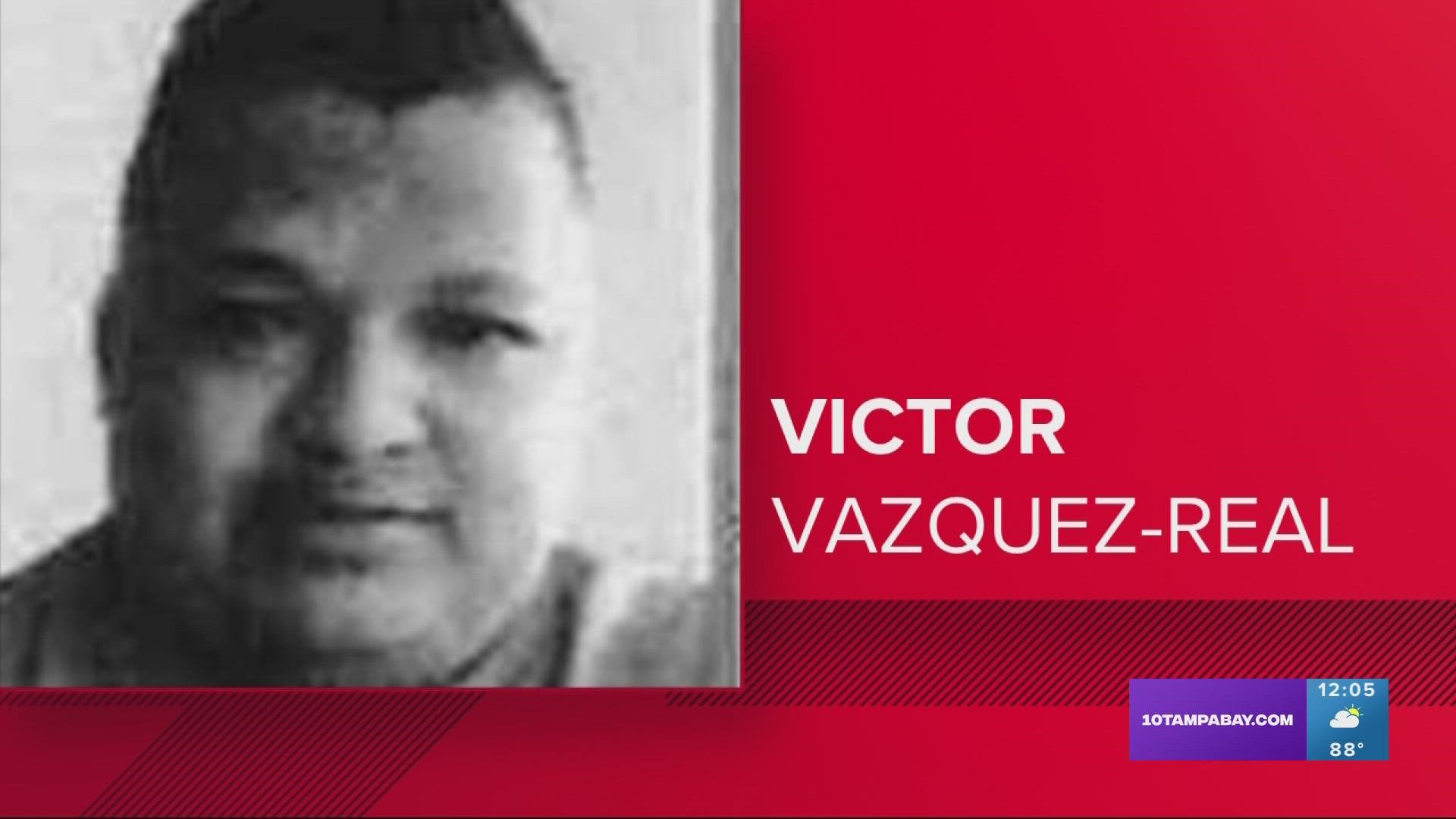 Victor Vazquez-Real, 35, is suspected to be responsible for the incident.