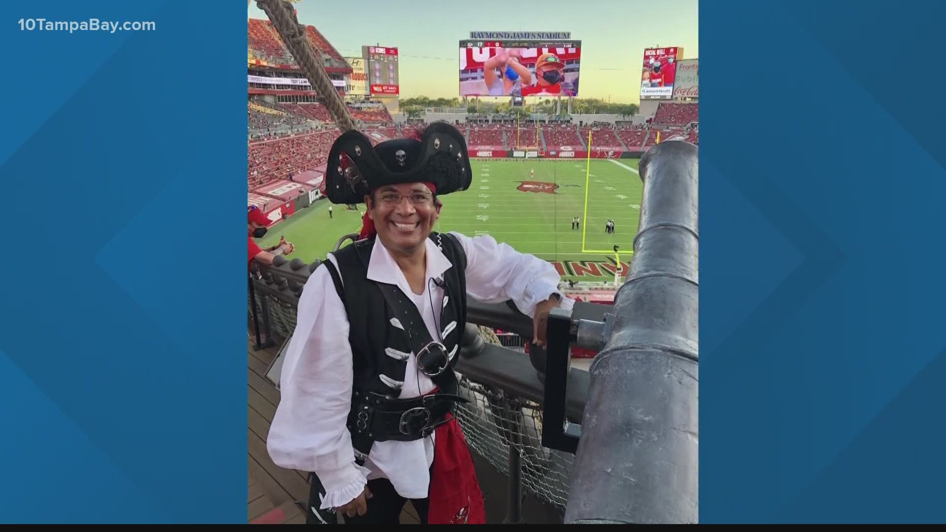 He hopes to attend Super Bowl LV if the Bucs make it all the way.