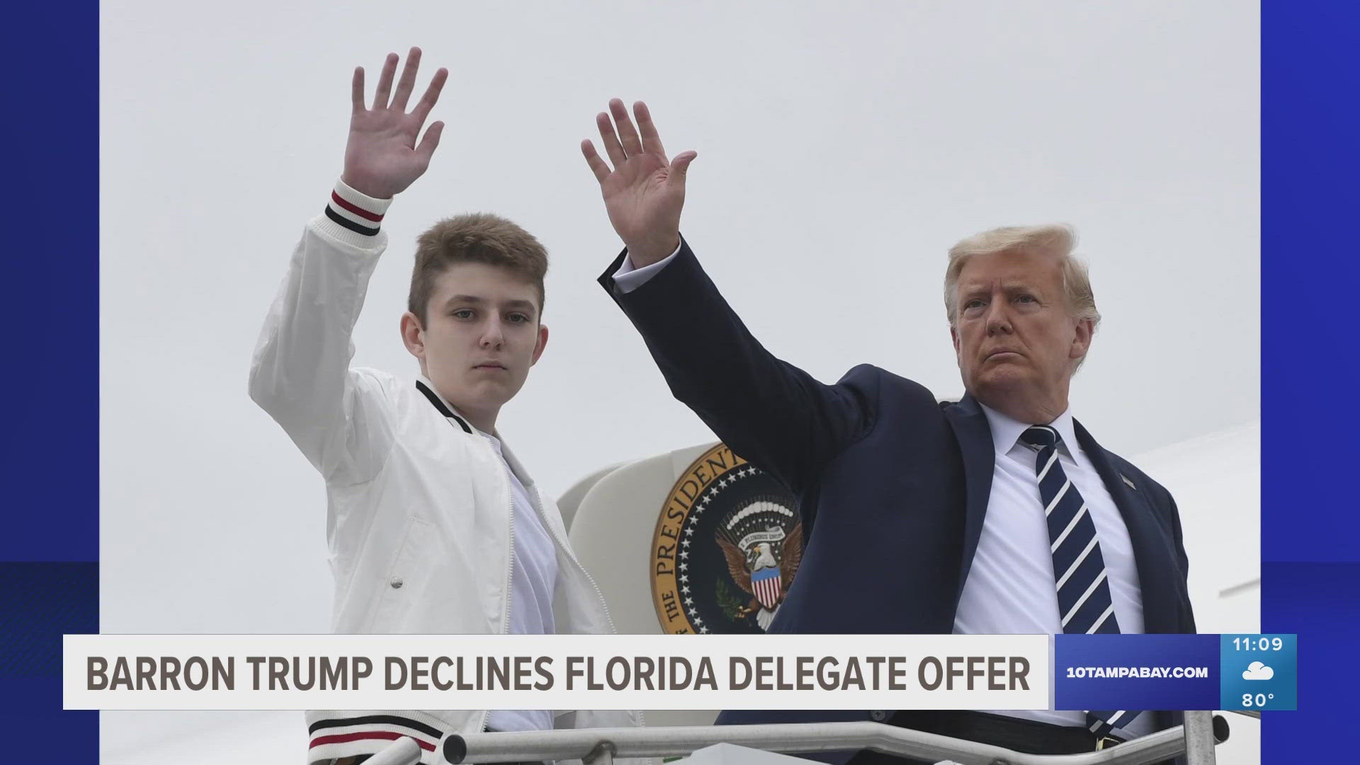 Barron Trump to serve as Florida delegate to the RNC | wtsp.com