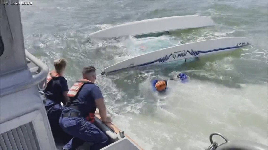 Coast Guard rescues man from capsized boat near Beer Can Island - Vimarsana News
