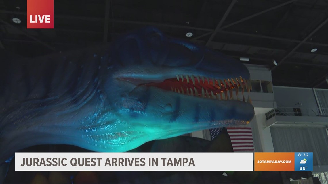 Jurassic Quest arrives in Tampa