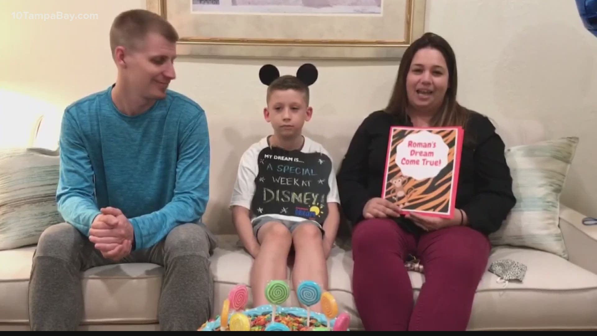 Roman Graham will celebrate his ninth birthday and the end of cancer treatments at Disney World.