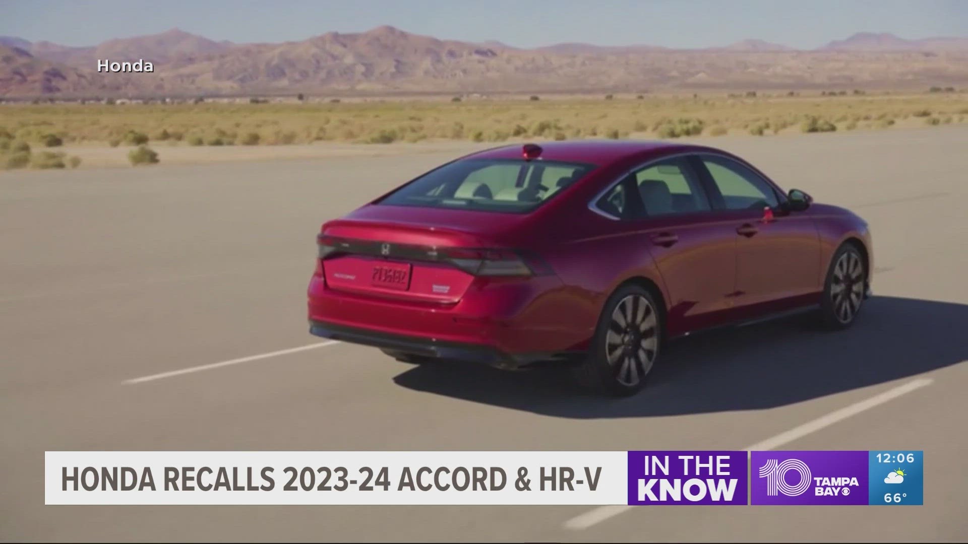 Honda recalls 2023-24 Accords, HR-Vs over faulty seat belts