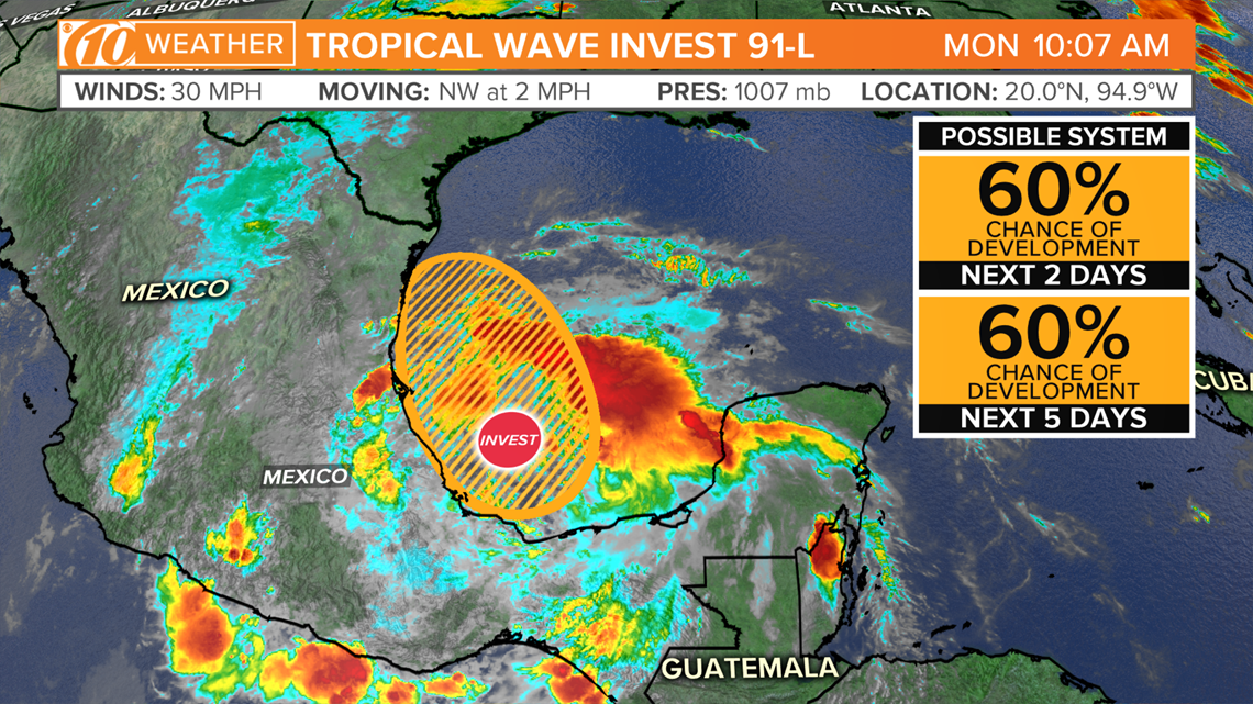 Low pressure area could become tropical cyclone in the Gulf of Mexico ...