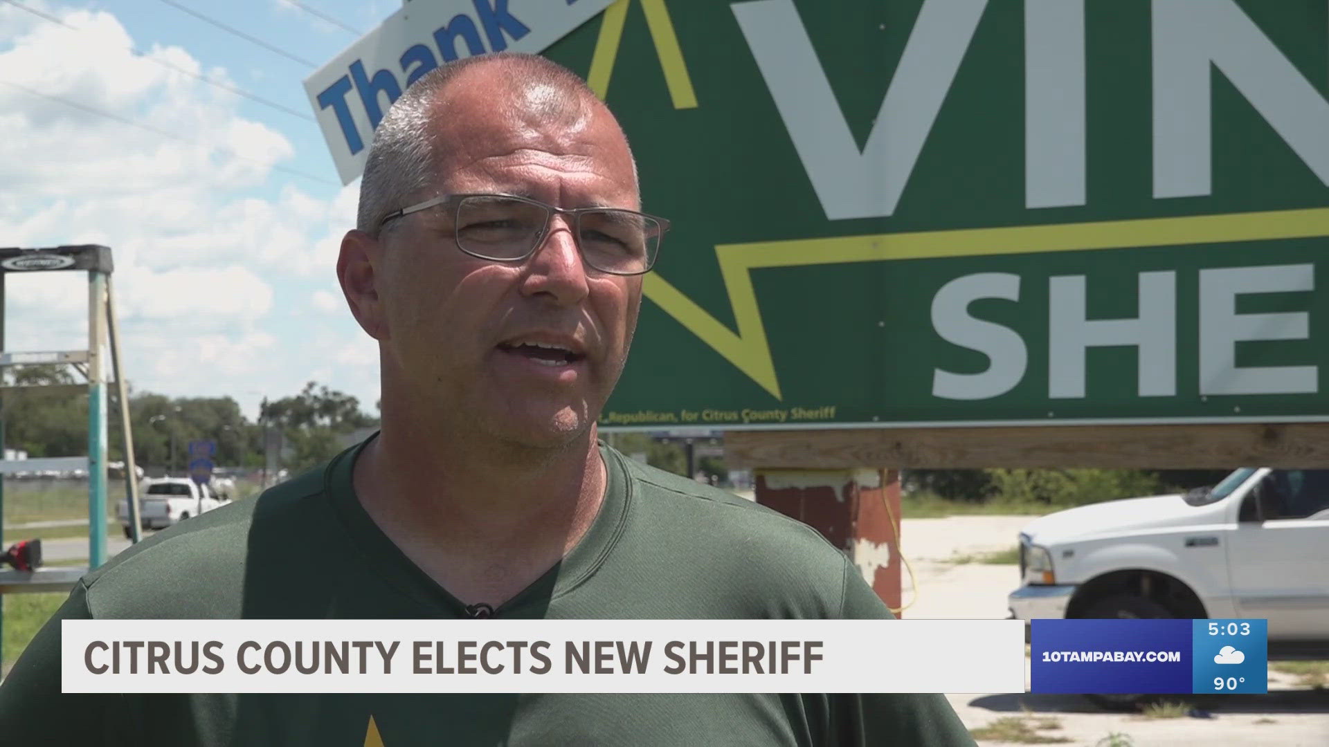 Incumbent Sheriff Mike Prendergast declined 10 Tampa Bay's request for an interview and hasn't issued a public statement.