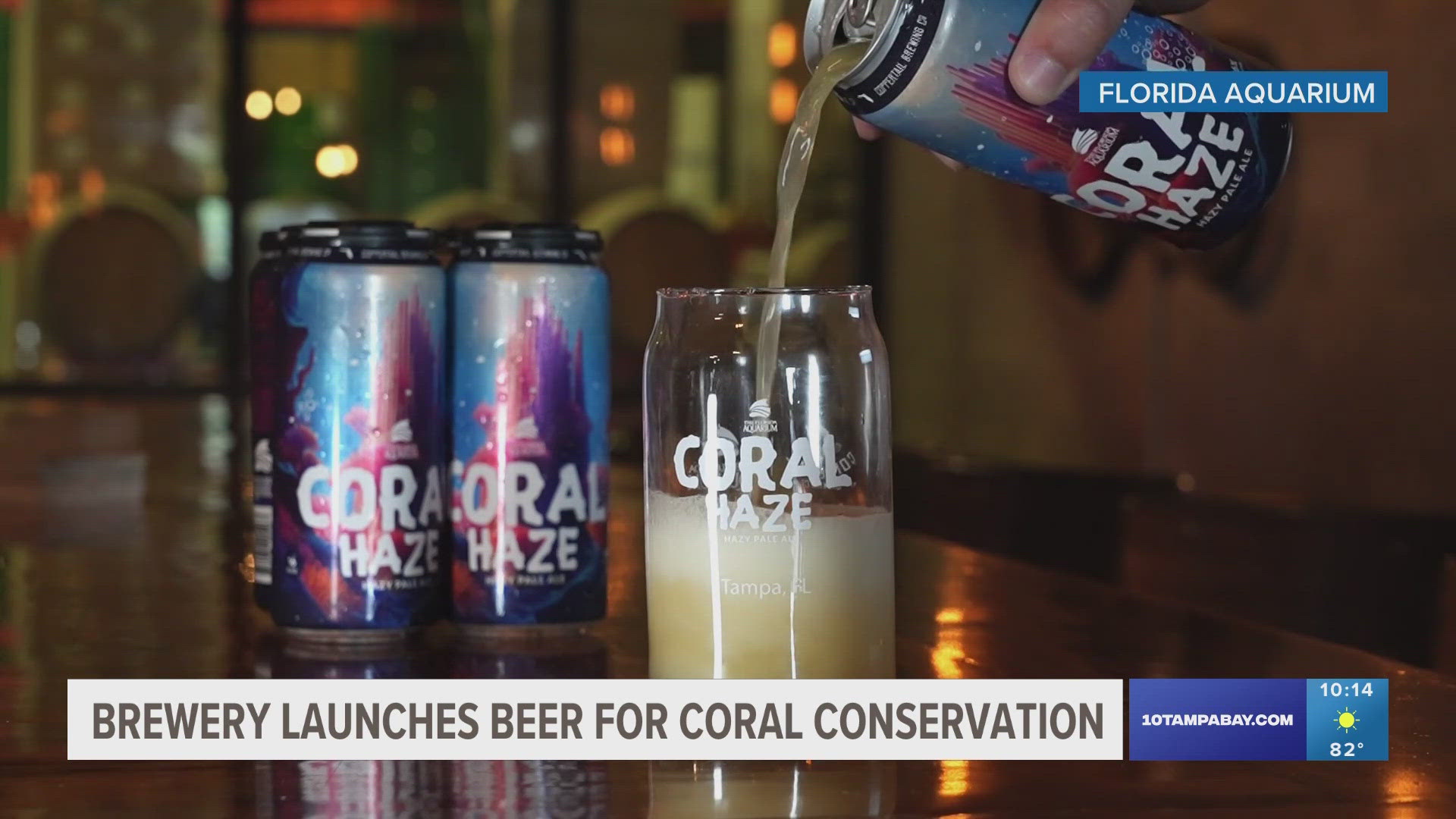 An iconic hazy pale ale from Coppertail Brewing Co. is returning just in time for the weekend at the Florida Aquarium and it supports a good cause.