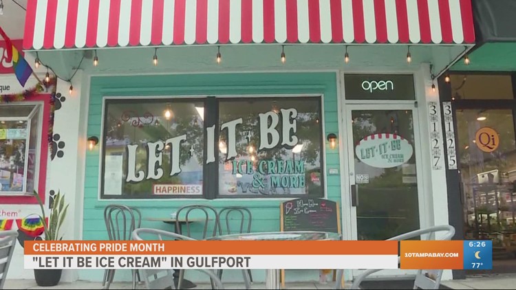 'Be who you are' at LGBTQ-owned 'Let It Be Ice Cream' in Gulfport