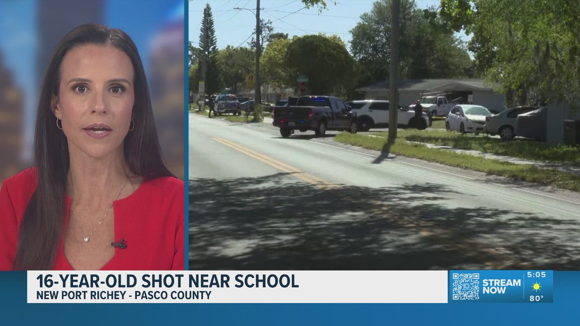 2 in custody after 16-year-old girl shot near New Port Richey middle ...