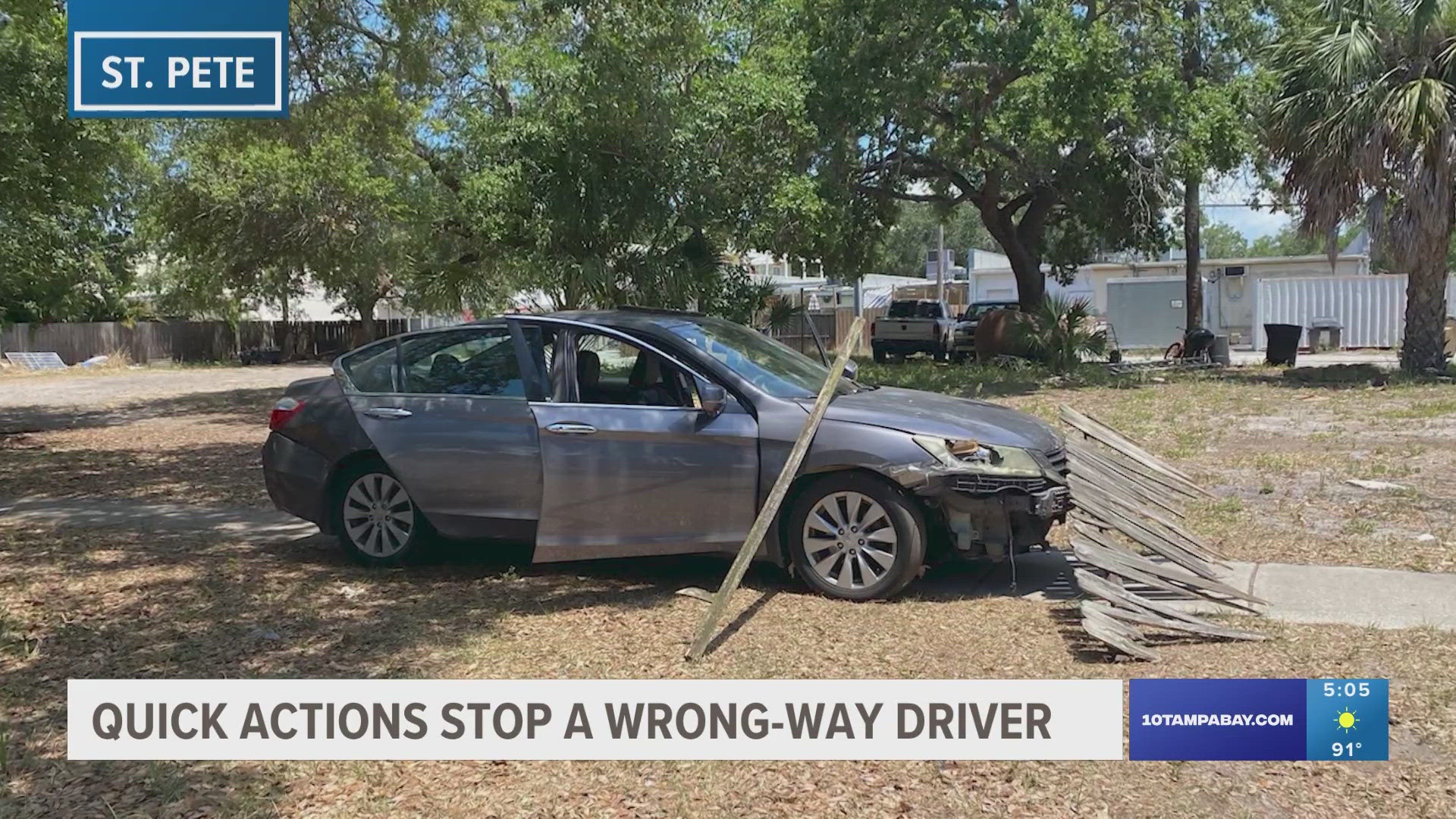 The officer made the quick decision to hit the driver to force them off the road.