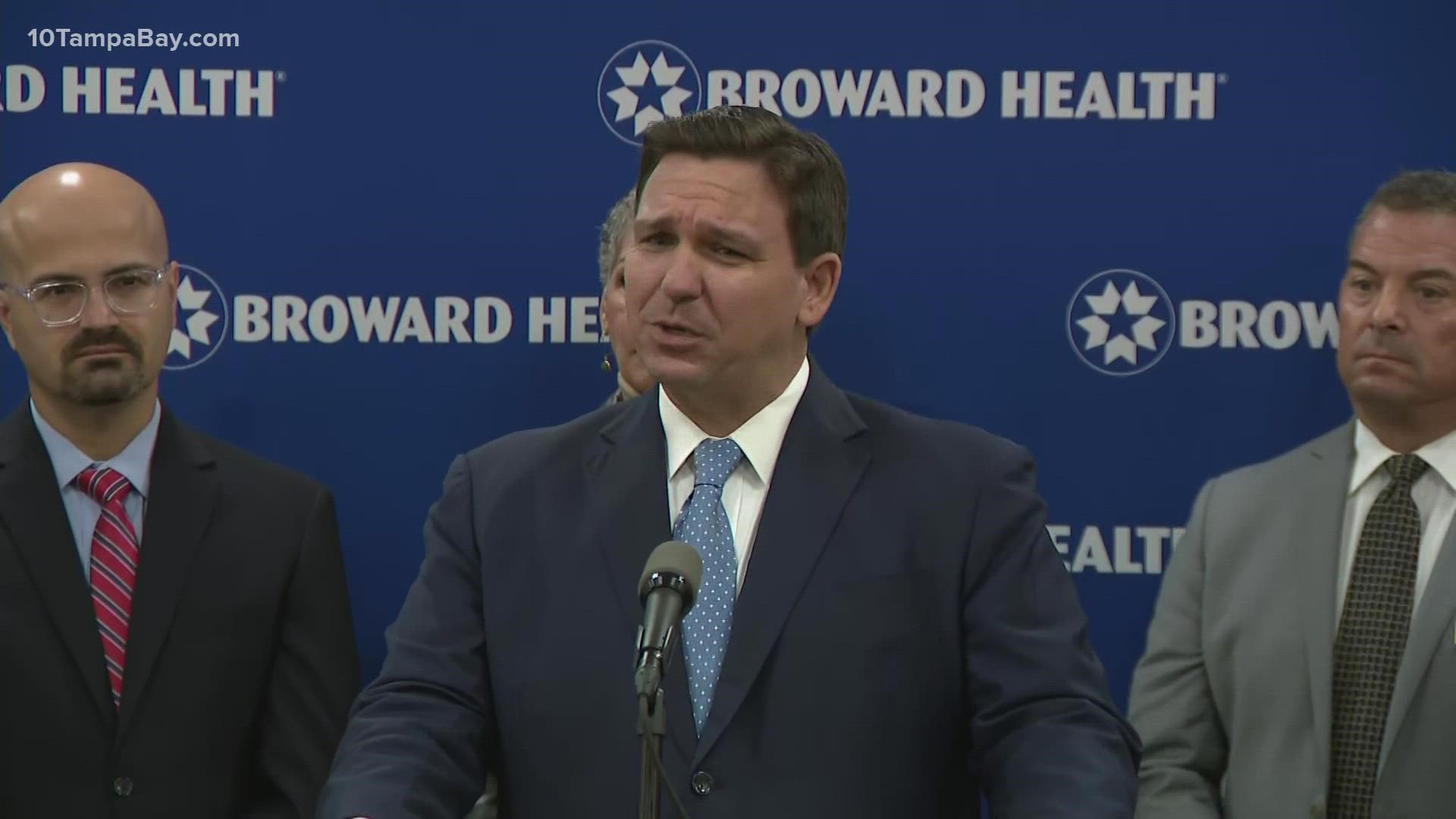 Gov. Ron DeSantis addressed criticism from other politicians about apparently being "MIA" around Christmas as COVID-19 cases were surging.