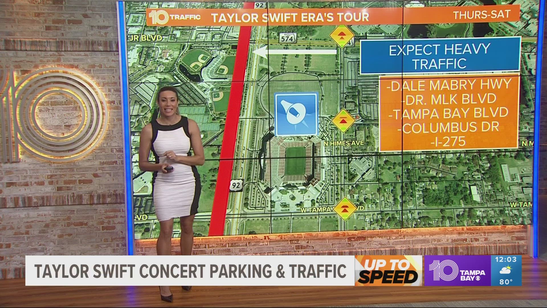 Traffic, parking for Taylor Swift in Tampa: What you need to know