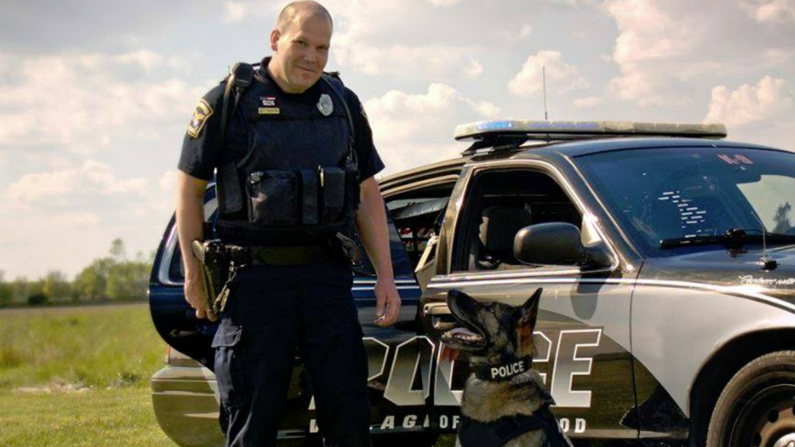 Richwood Police Department K9 Klink laid to rest amid salutes