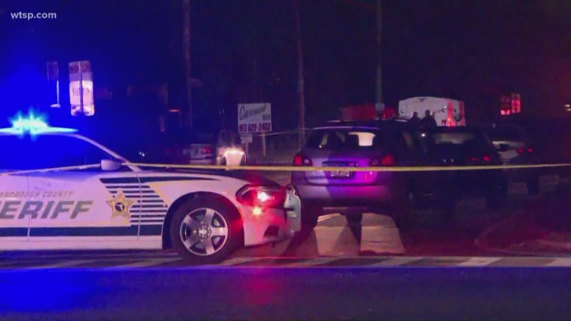 Hillsborough County deputies are still looking for the gunman.