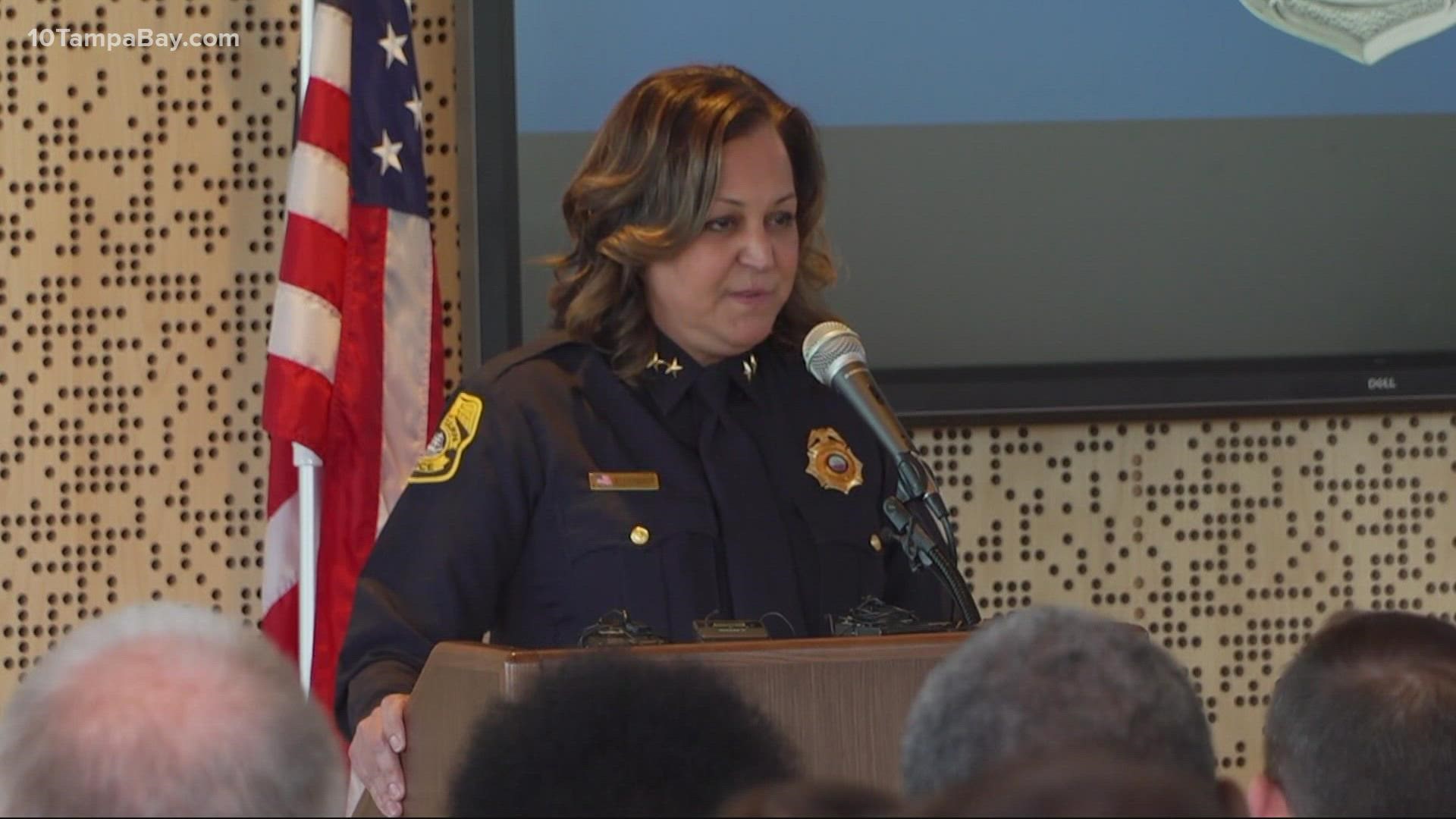 O'Connor spent the first 22 years of her career in law enforcement serving Tampa communities.